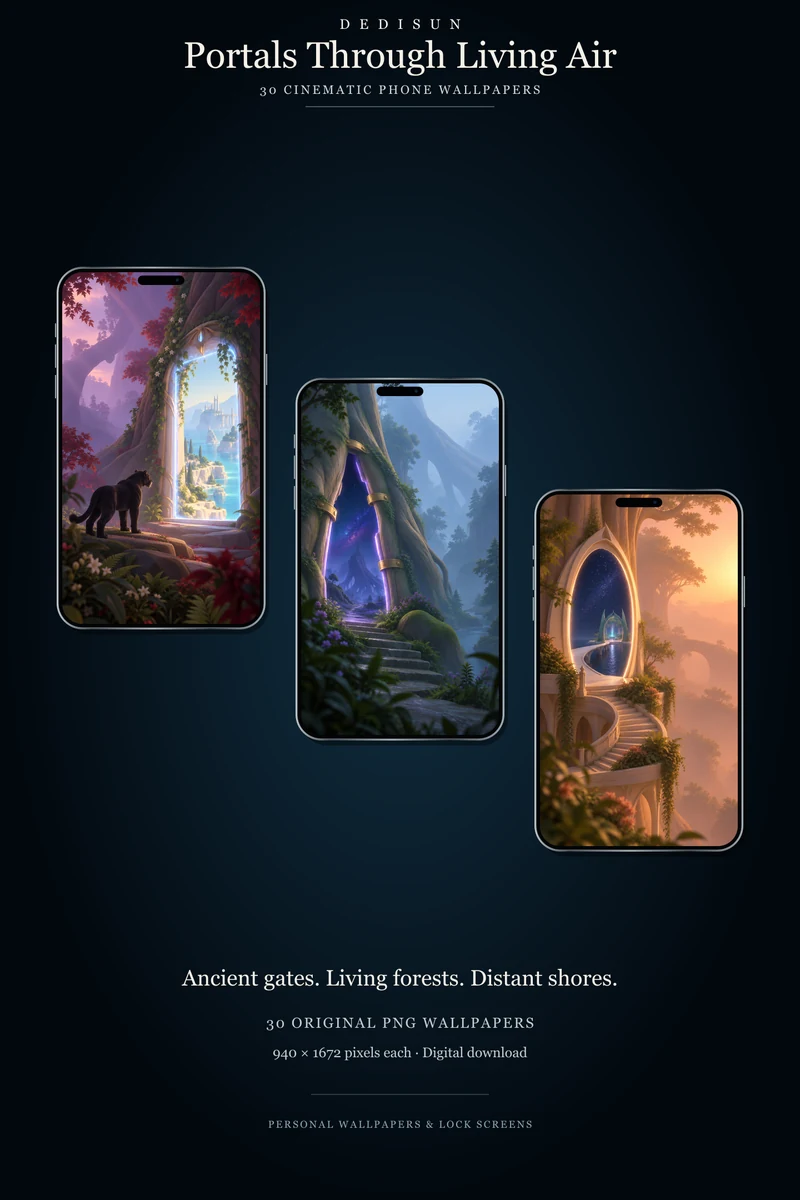 Portals Through Living Air — collection cover